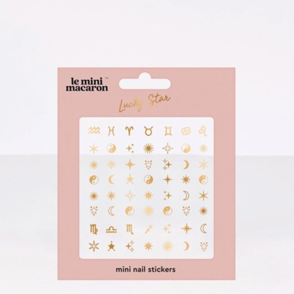 le mini macaron Lucky Star Mini Nail Stickers NIP